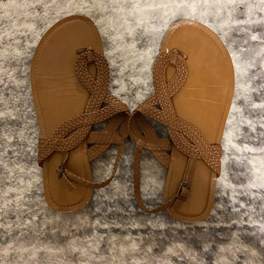 Brown sandals